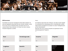Tablet Screenshot of brassbandguerbetal.ch